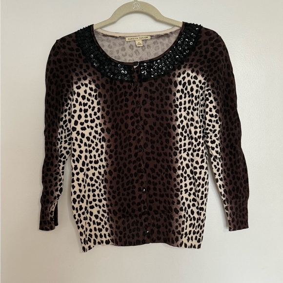 Leopard Print Cardigan - Picture 1 of 3